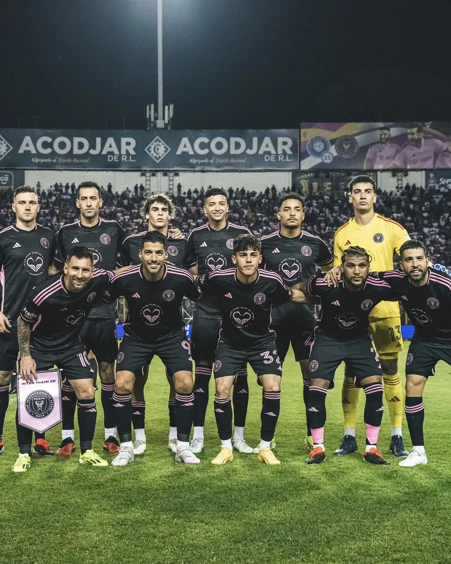Messi jugó sus primeros minutos del año en el empate de Inter Miami