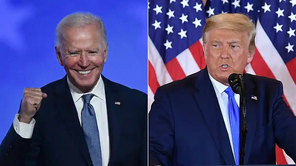 Biden y Trump, empatados de cara a las presidenciales del 2024 en EEUU