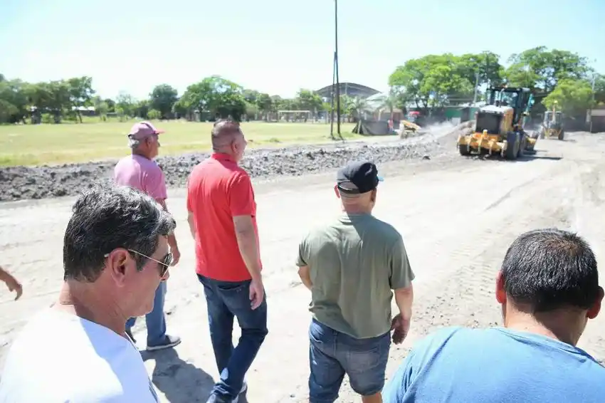 Jofré verificó el avance de distintas obras 
que se están ejecutando en la ciudad