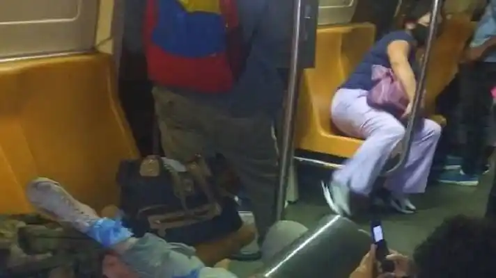 ¡PÁNICO! Descarrilamiento en el Metro de Caracas deja un herido