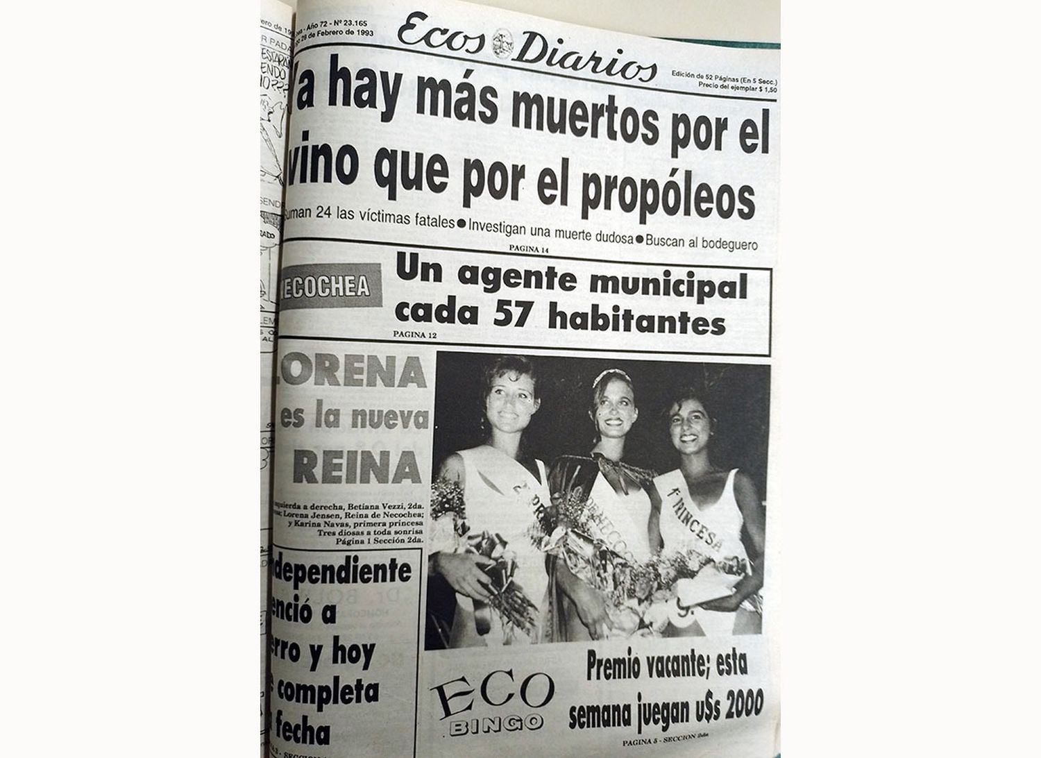 Domingo 28 de febrero de 1993