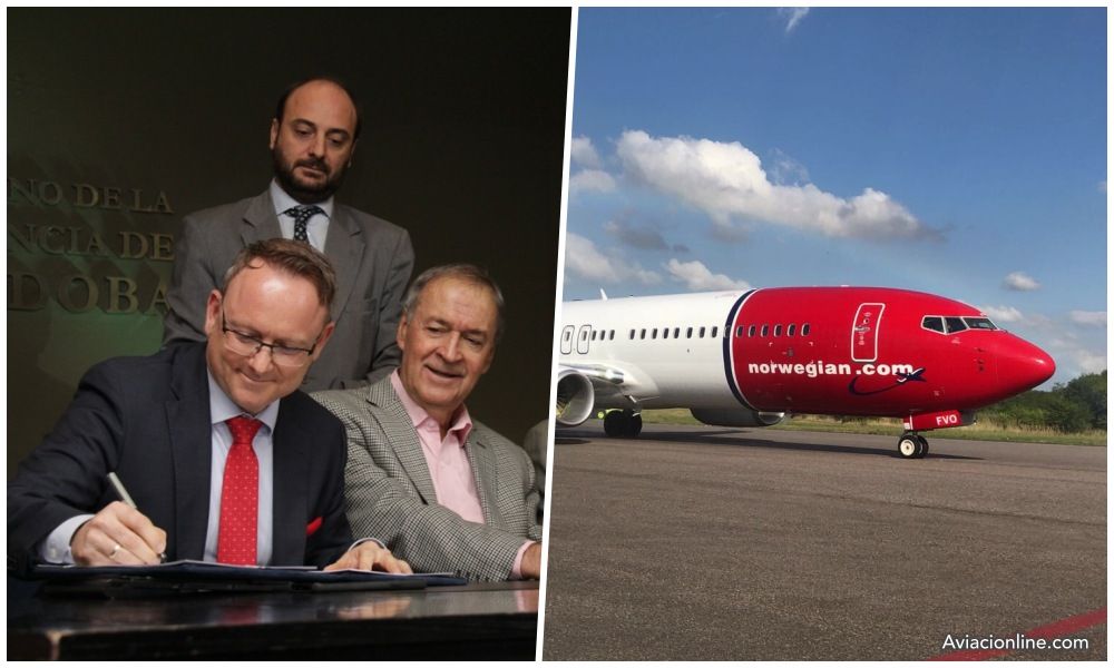Norwegian Air Argentina y Córdoba firmaron acuerdo por inversiones de USD 200 millones