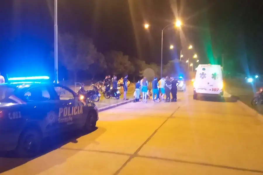Accidente Bv. Lehmann esta madrugada