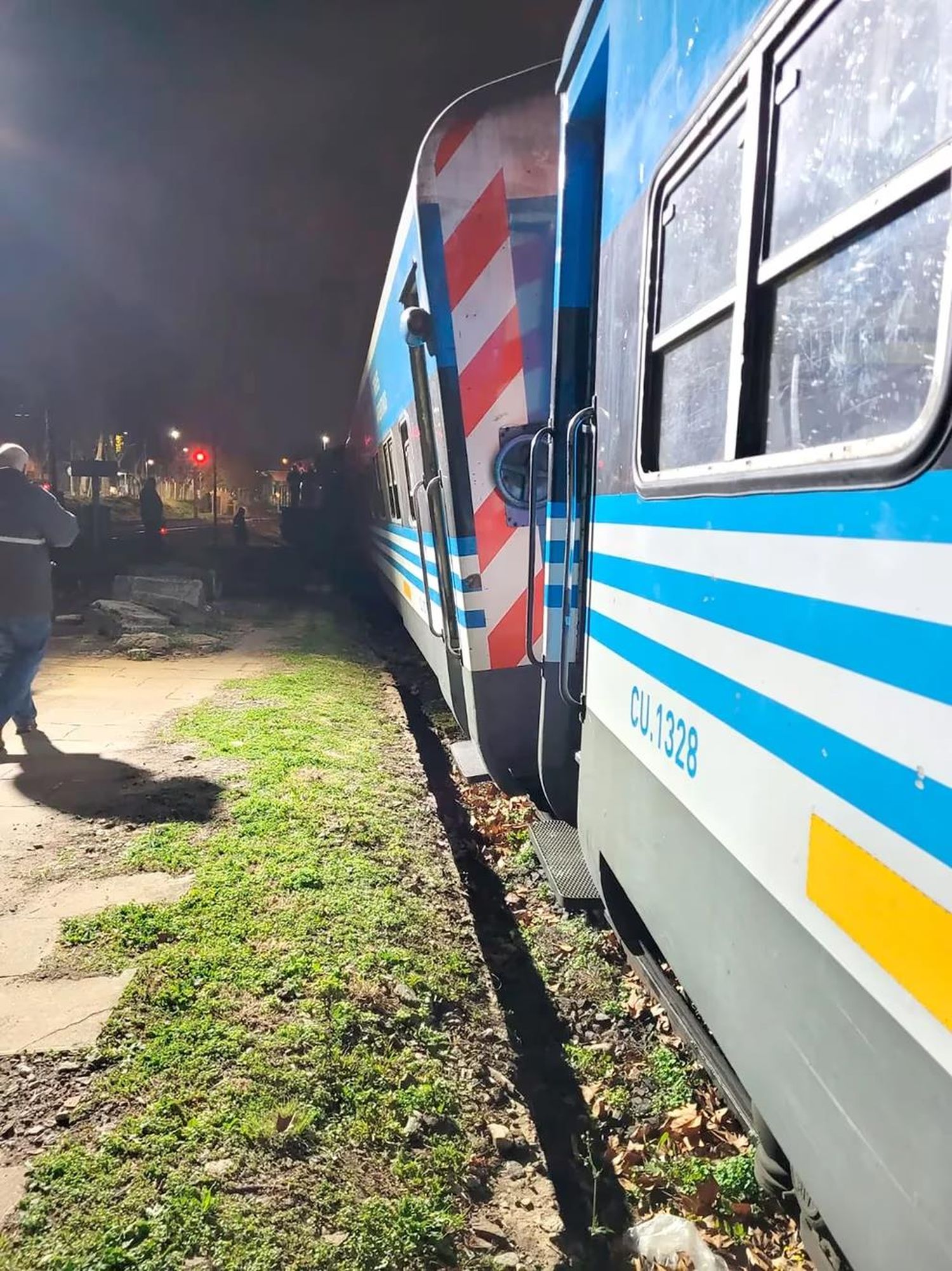 El tren descarriló cerca de la estación Villa Ballester.