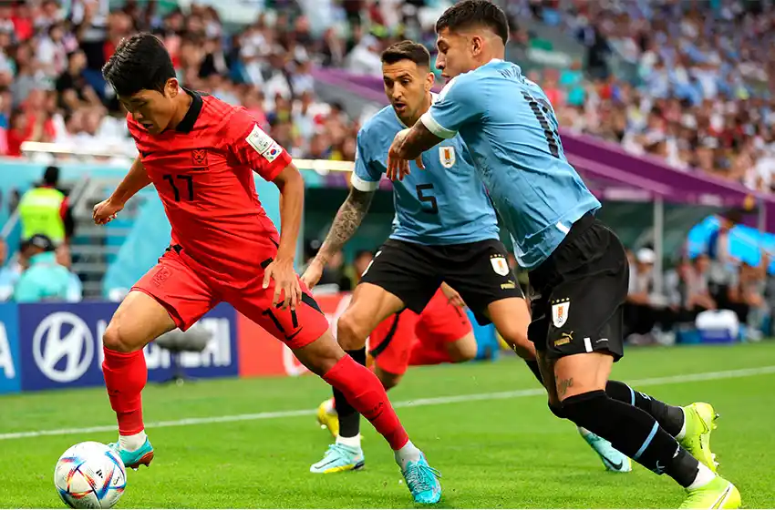 Uruguay igualó sin goles ante Corea del Sur