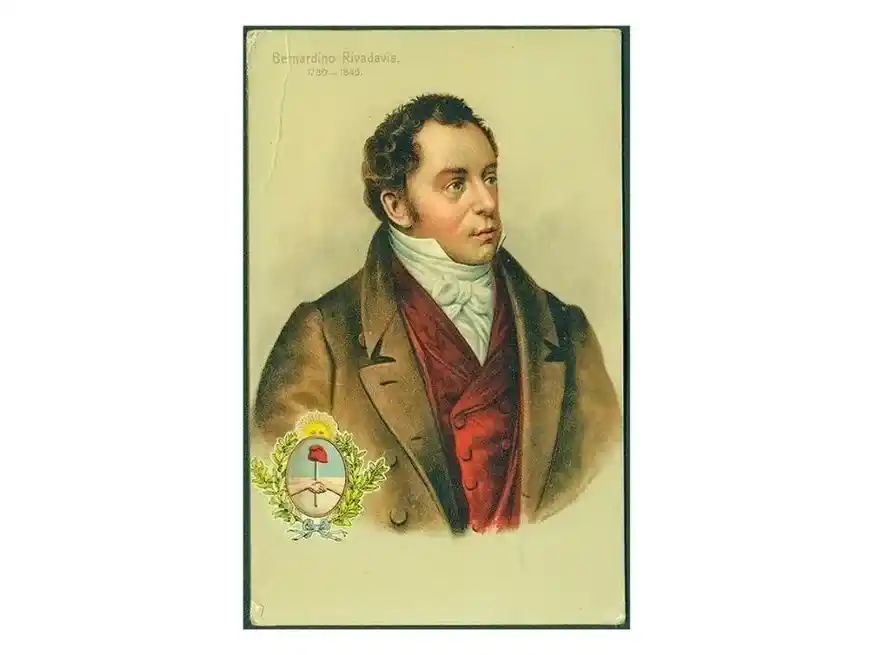 Imagen de Bernardino González de Rivadavia, considerado impropiamente por la tradición liberal porteña, como el primer presidente argentino. Foto: Gentileza