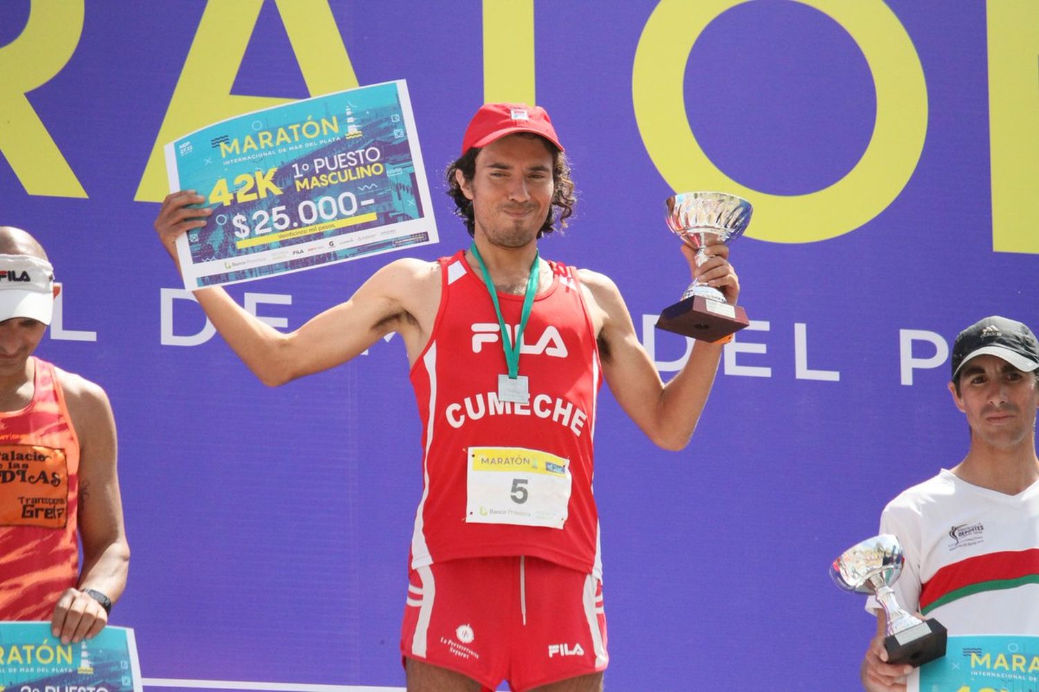 Sanguinetti y Alasia se consagraron ganadores del Maratón 