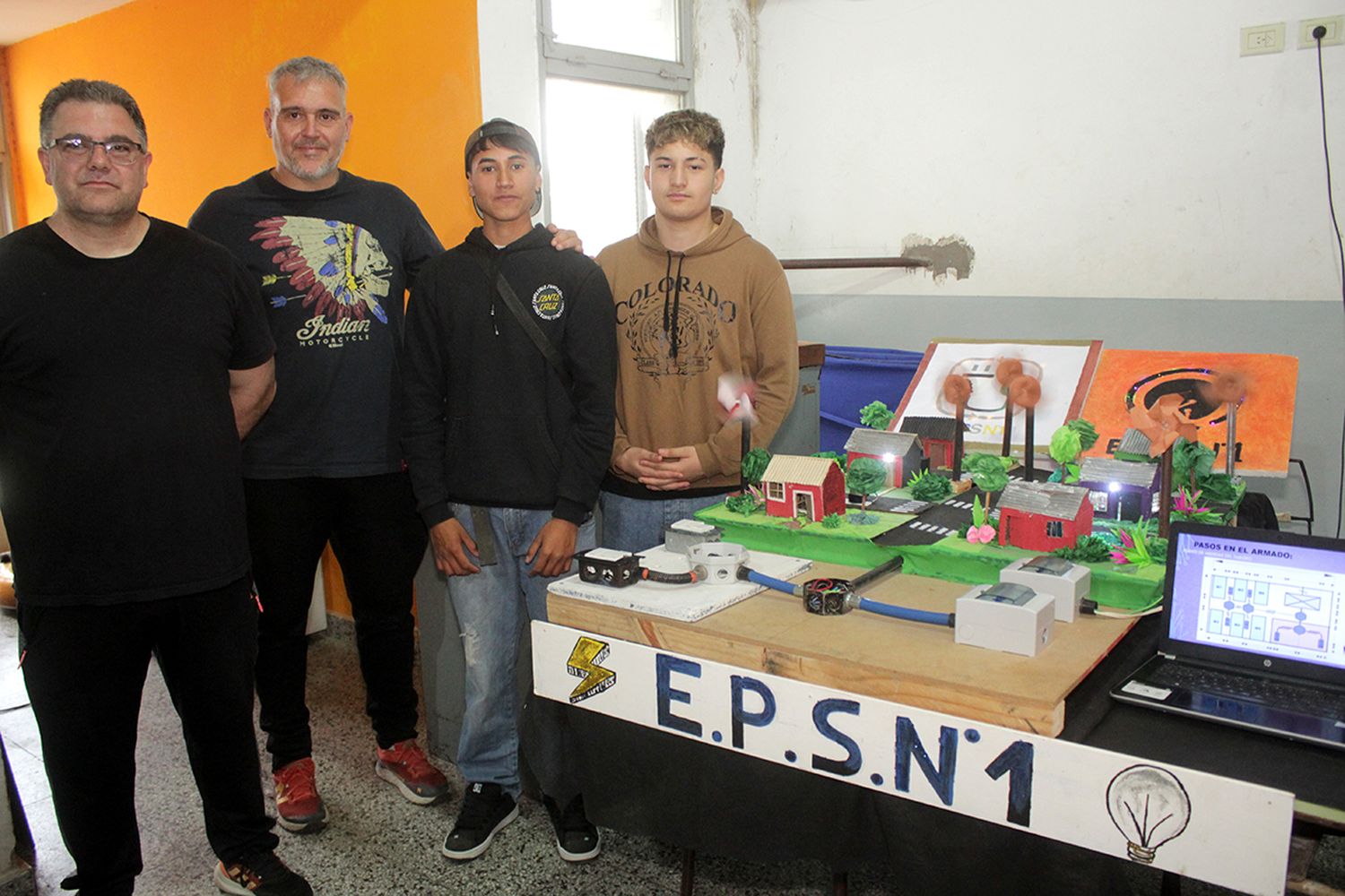 Maqueta. De los alumnos de la EPS Nº1