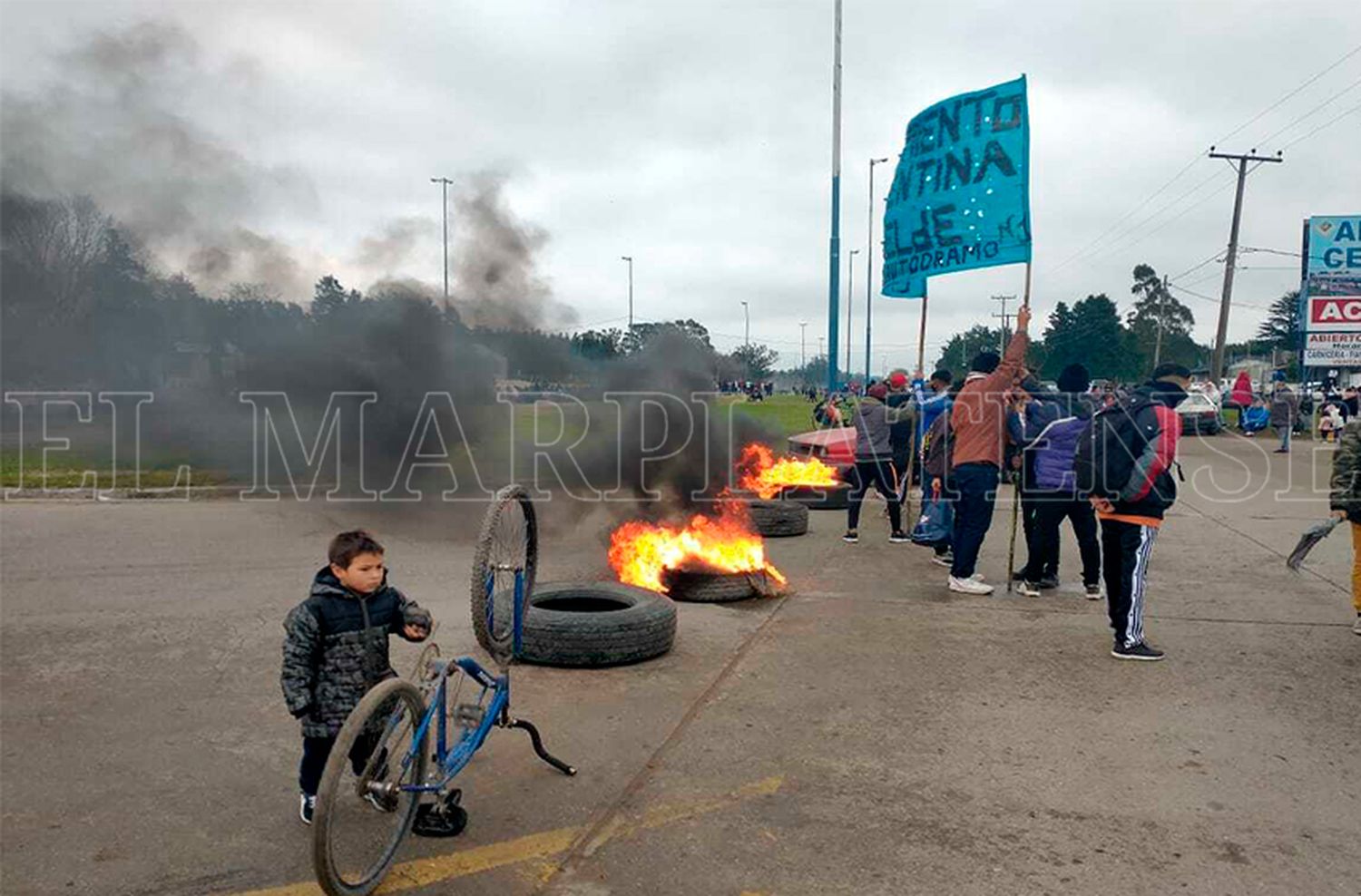 El Municipio presentó una denuncia penal por el corte de tránsito en la Ruta 88