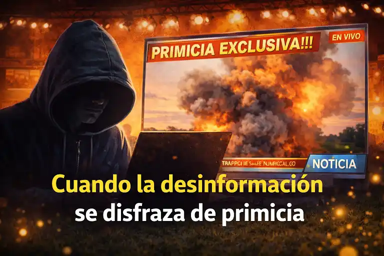 Cuando la desinformación se disfraza de primicia
