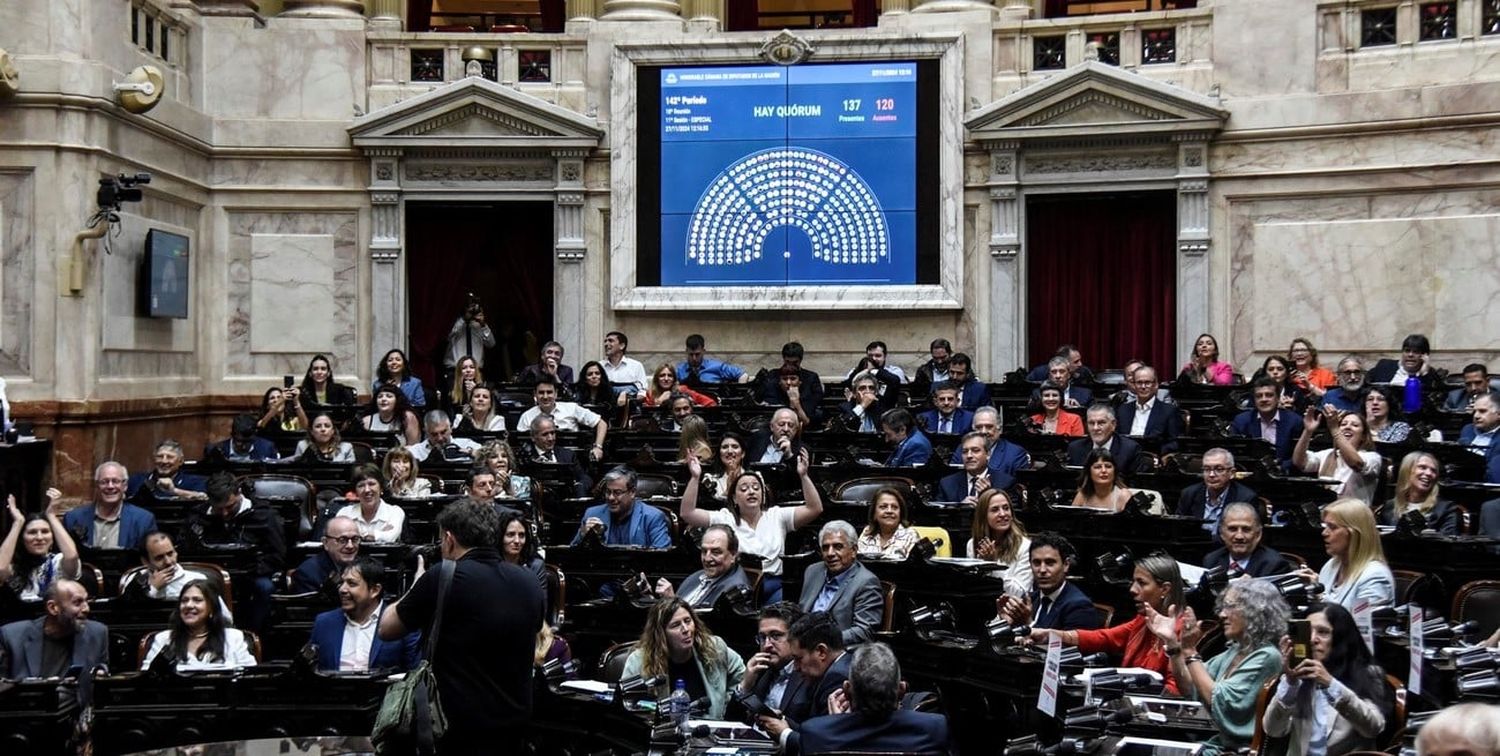 Diputados aprobó esta noche, en una sesión especial, el proyecto que busca combatir la ludopatía y el fenómeno de las ciberapuestas. Foto: HCDN.