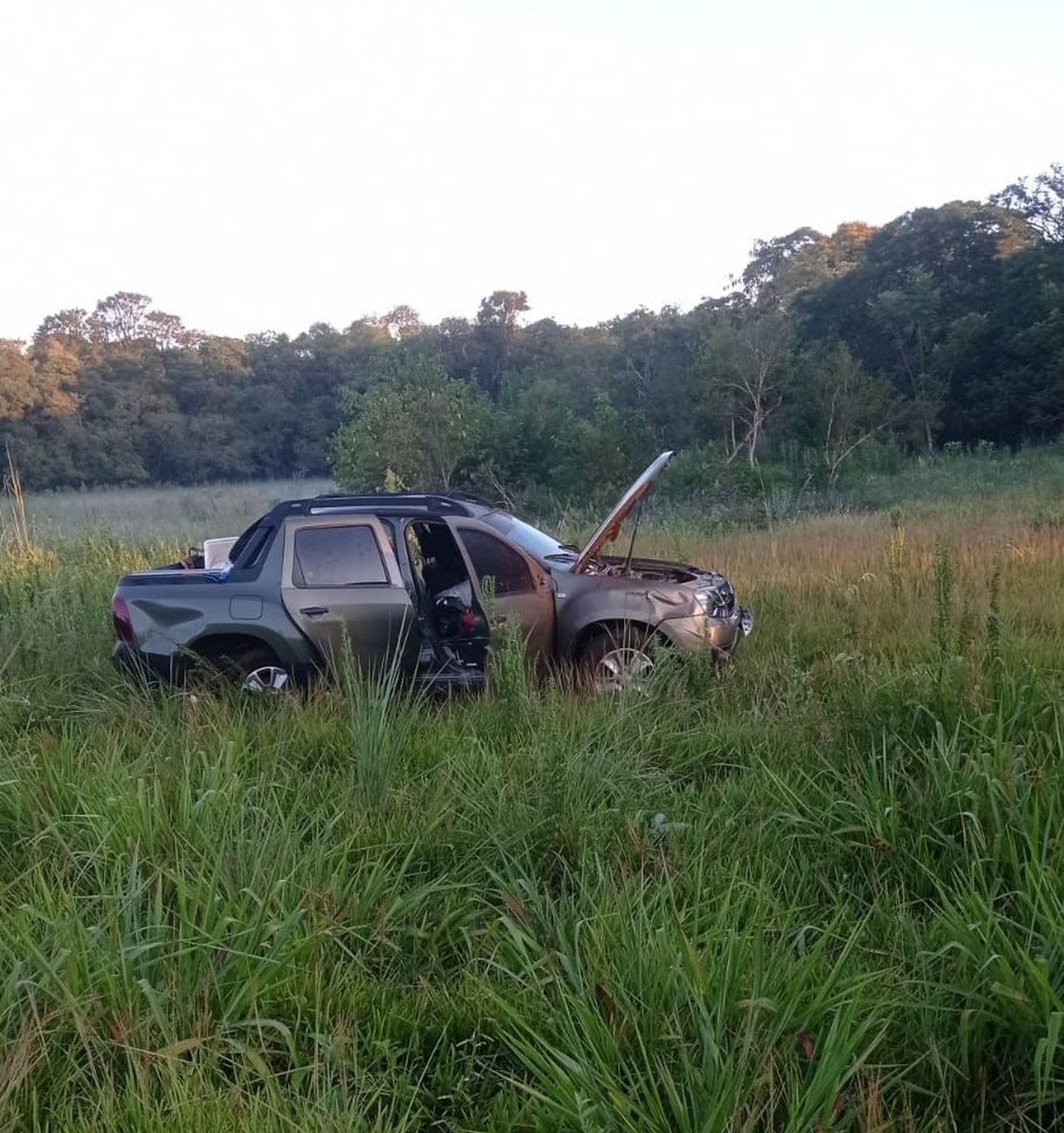 Leandro N. Alem: despiste sobre la ruta 14