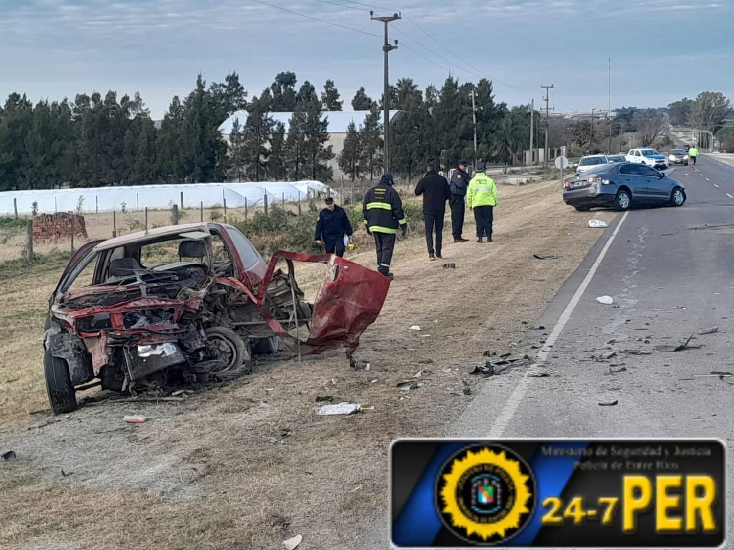 Grave accidente en Ruta Provincial 11: una persona fallecida y otra hospitalizada tras una colisión frontal
