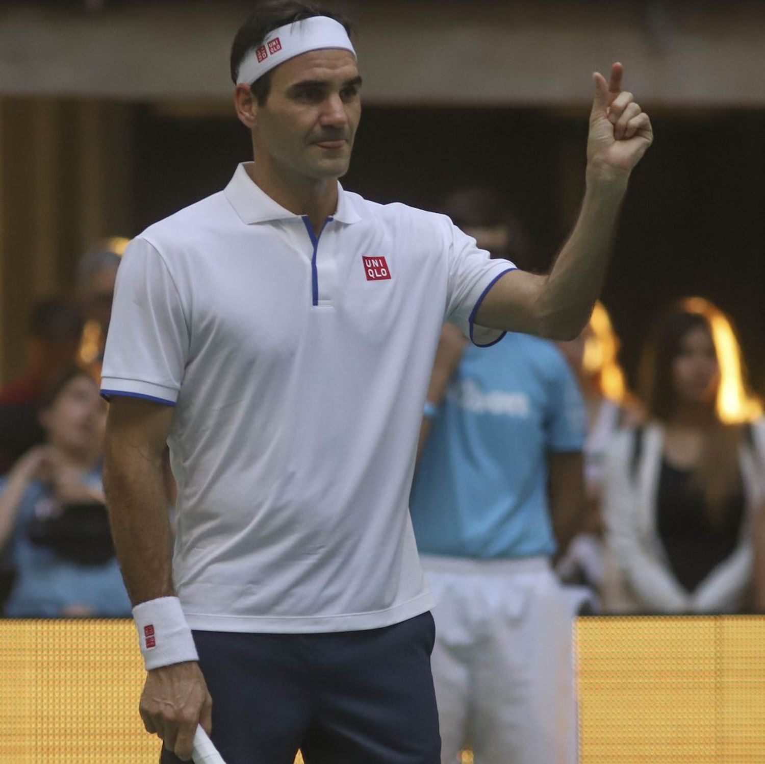 Roger Federer no pudo jugar en Bogotá