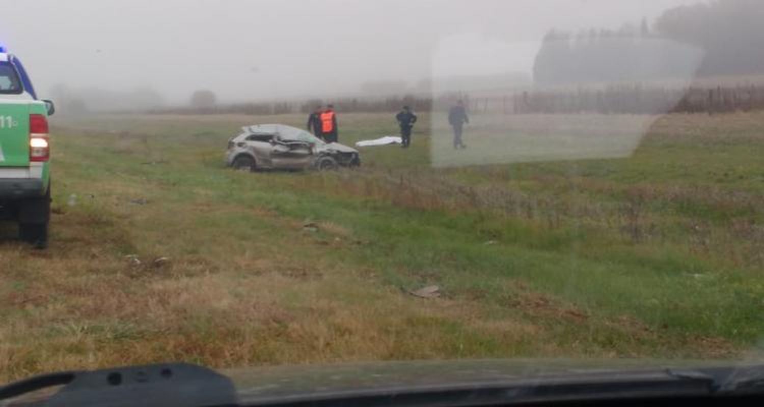 Murió un efectivo policial en un accidente sobre Ruta 191