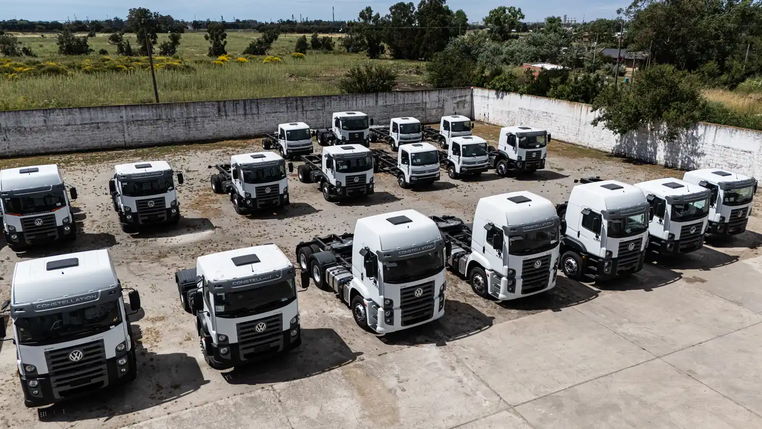 Castro Camiones mostró la gran cantidad de stock que tiene para retiro inmediato