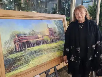 “La artista y profesora María Cristina Gómez”