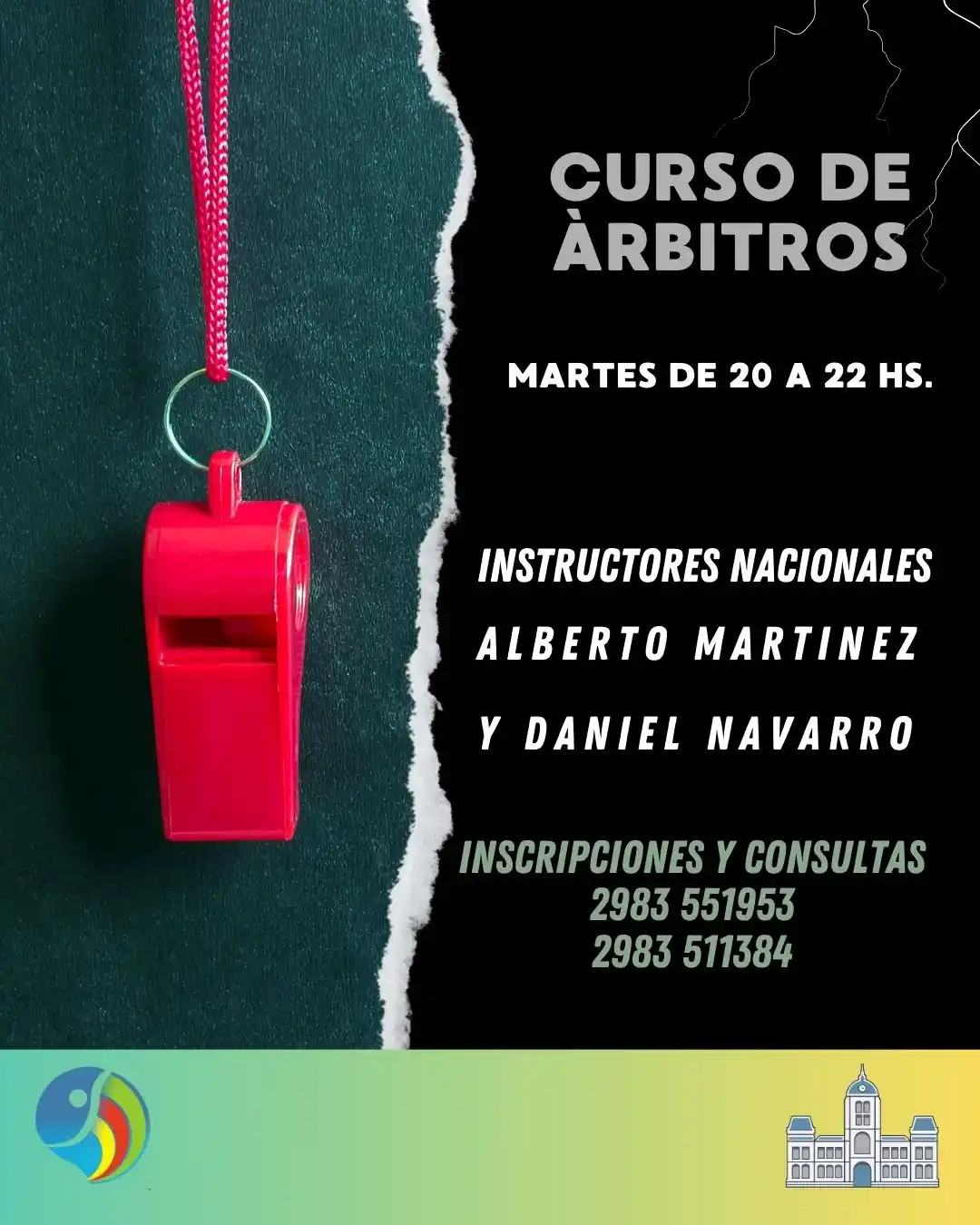 Hoy comienza el curso de arbitraje en el Polideportivo