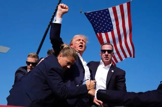 Donald Trump resultó herido.