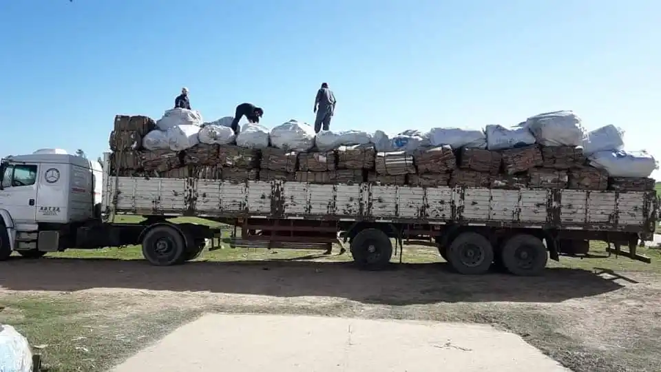 General Galarza: salió un nuevo cargamento desde reciclaje