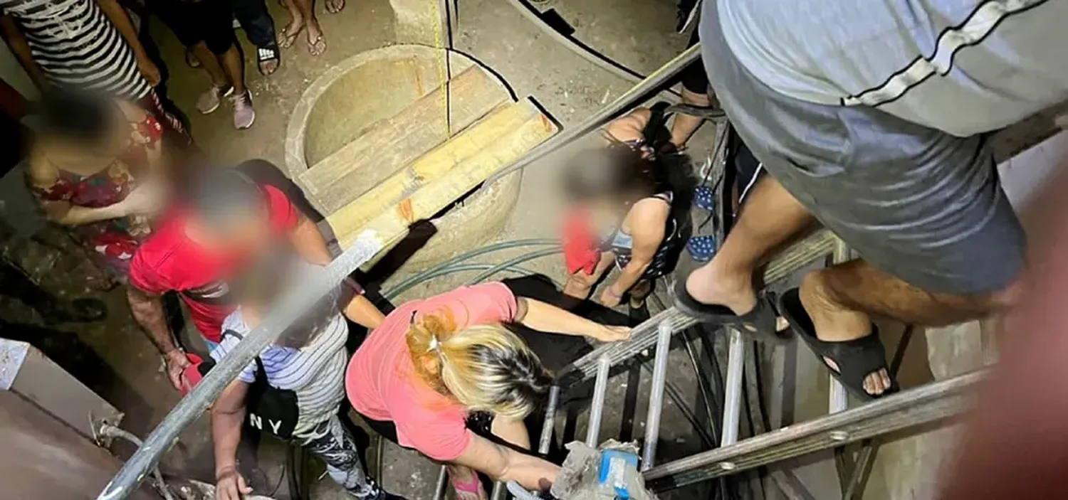 ¡UNO ES VENEZOLANO! Hallan a 70 migrantes escondidos en un pozo de agua de un hotel en México