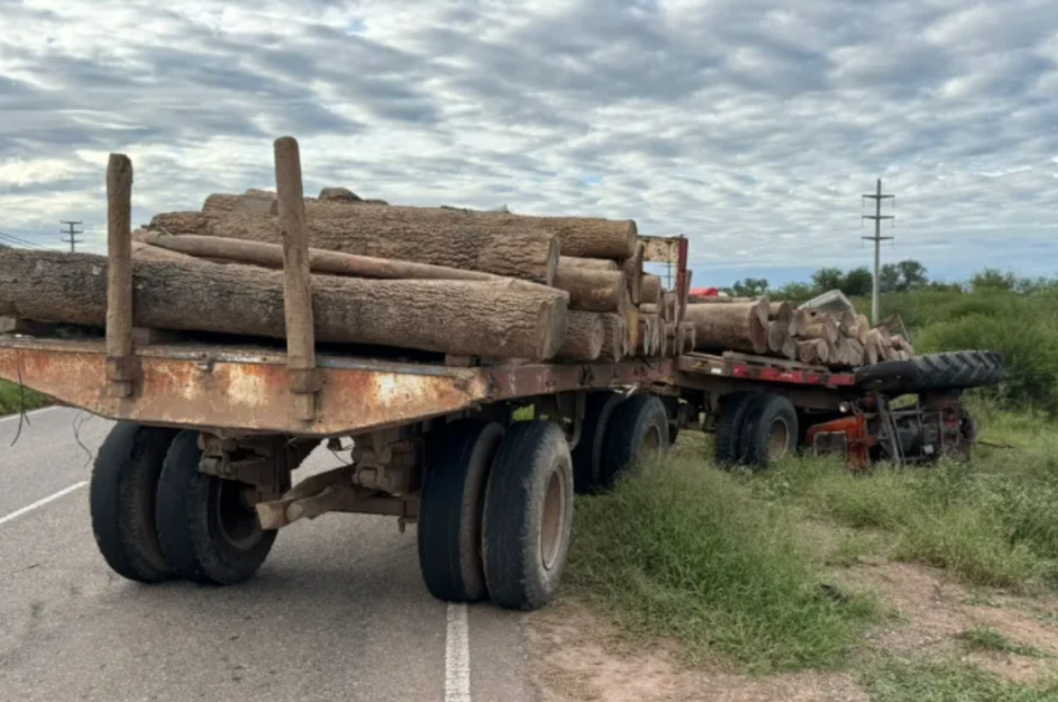 Sucedió a 5 kilómetros antes de llegar a Monte Quemado, Copo.