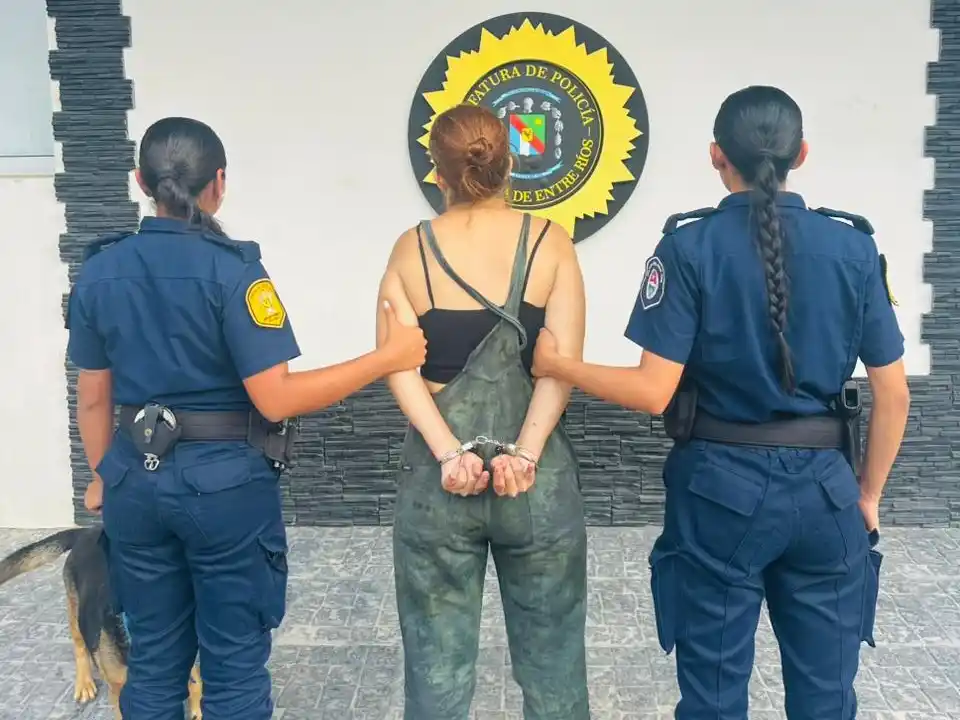 Confuso episodio: aprehendida tras agredir a policías en plaza Eva Perón