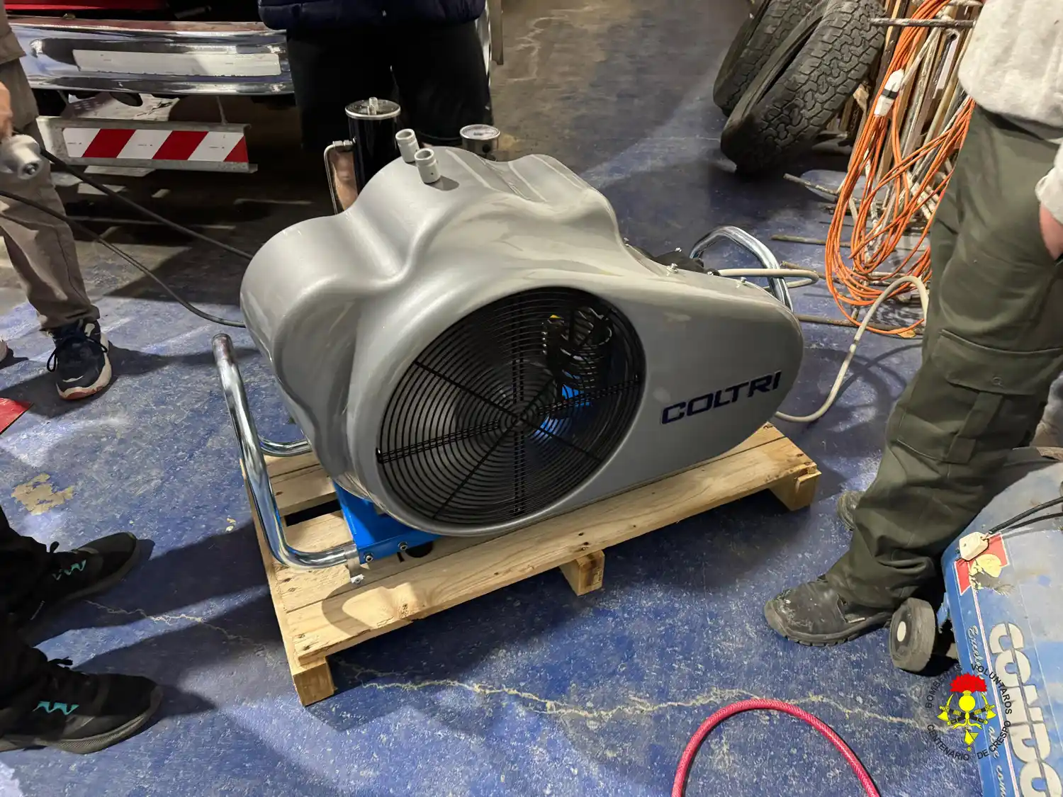 Bomberos Voluntarios incorporó un nuevo compresor para optimizar sus intervenciones de emergencia