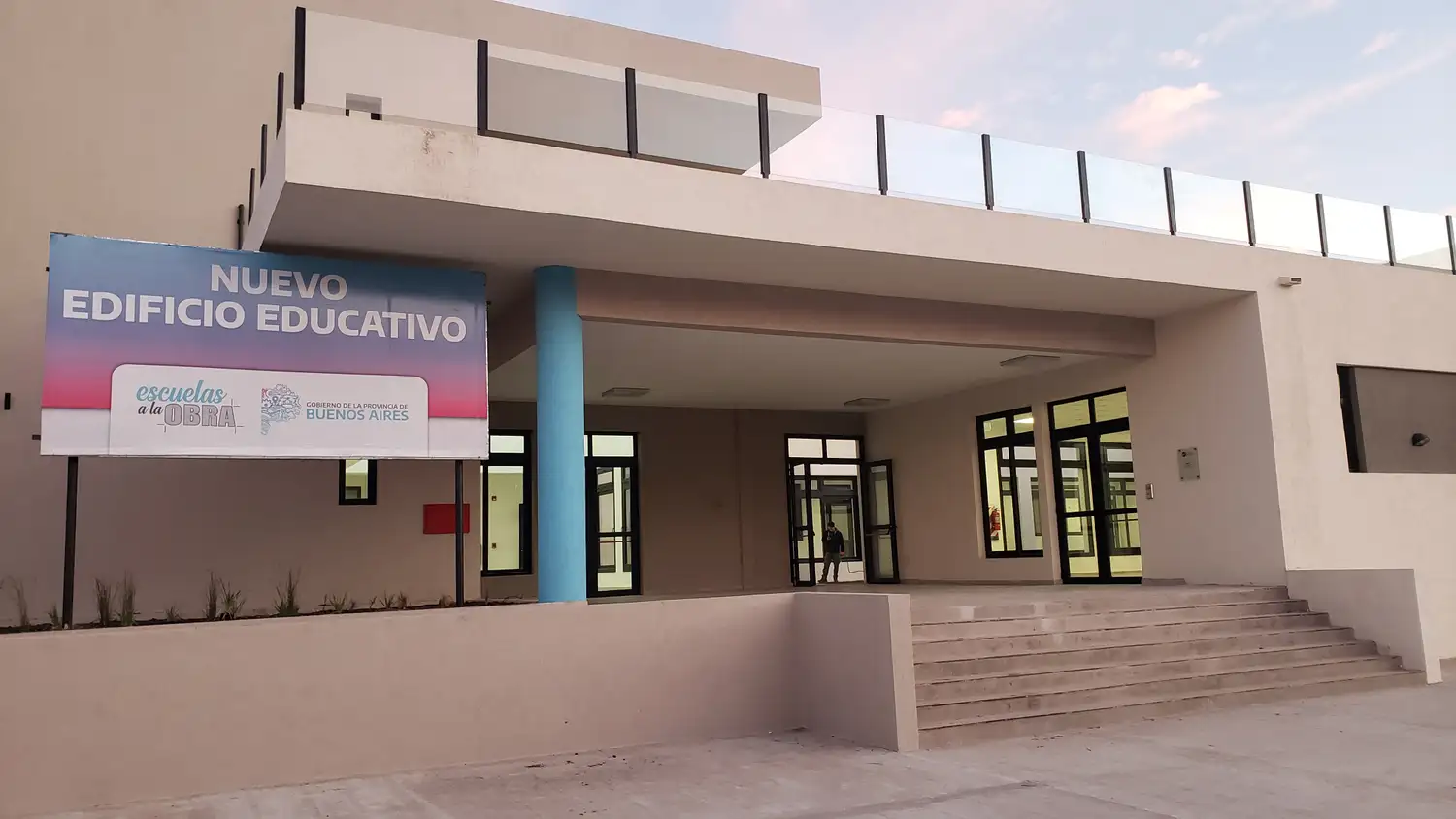 La obra, días antes de ser inaugurada.