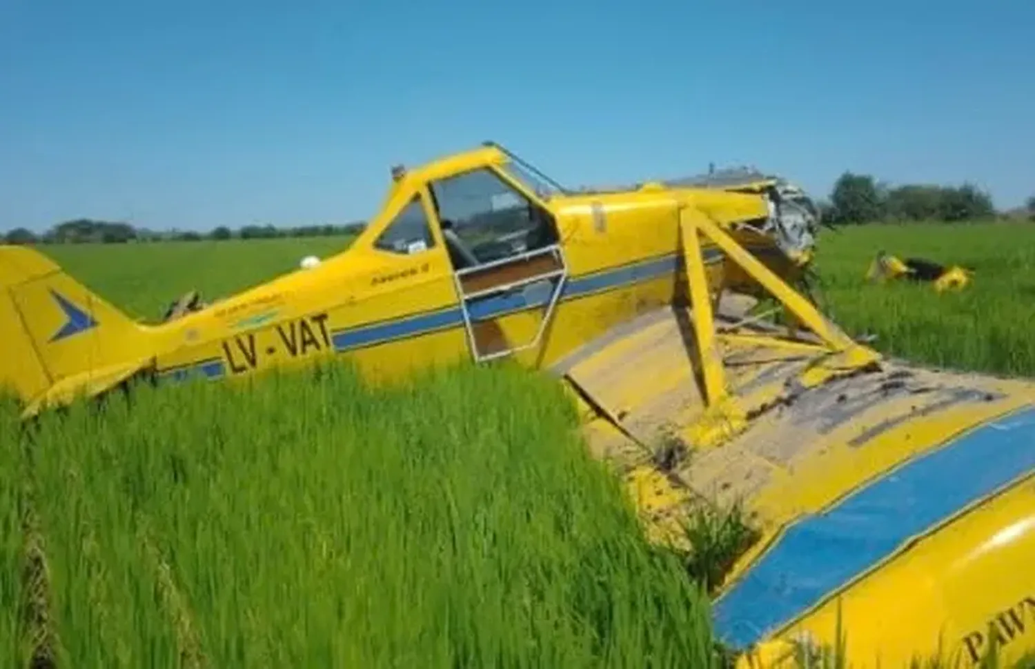 Se cayó un avión en Entre Ríos: El piloto salió ileso de milagro