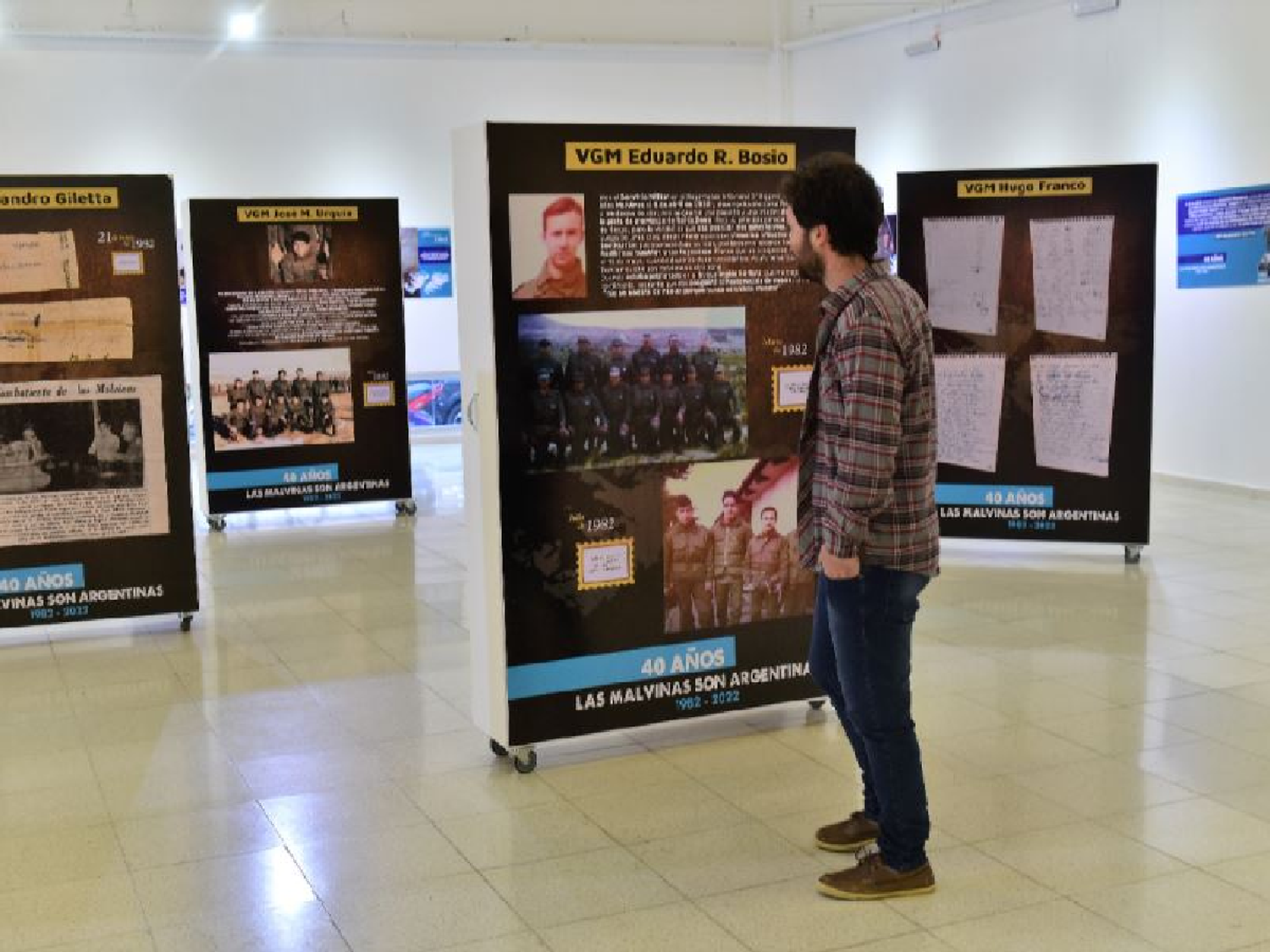 El Centro Cultural recrea la historia y la memoria de los héroes de Malvinas