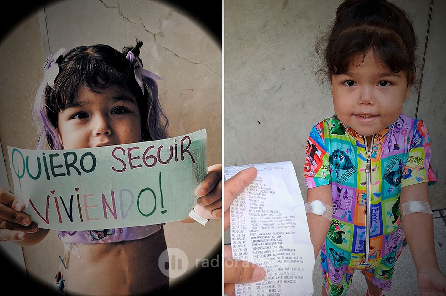 Ámbar, la peque rafaelina que lucha por un trasplante y necesita de tu ayuda: “Tiene muchas ganas de seguir viviendo”