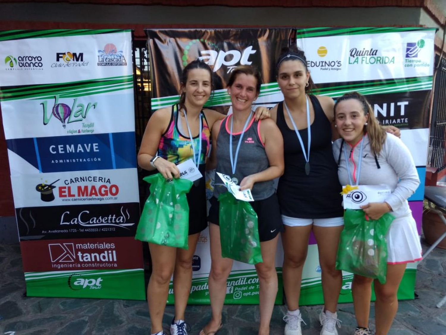 El padel tandilense tuvo torneos en tres categorías