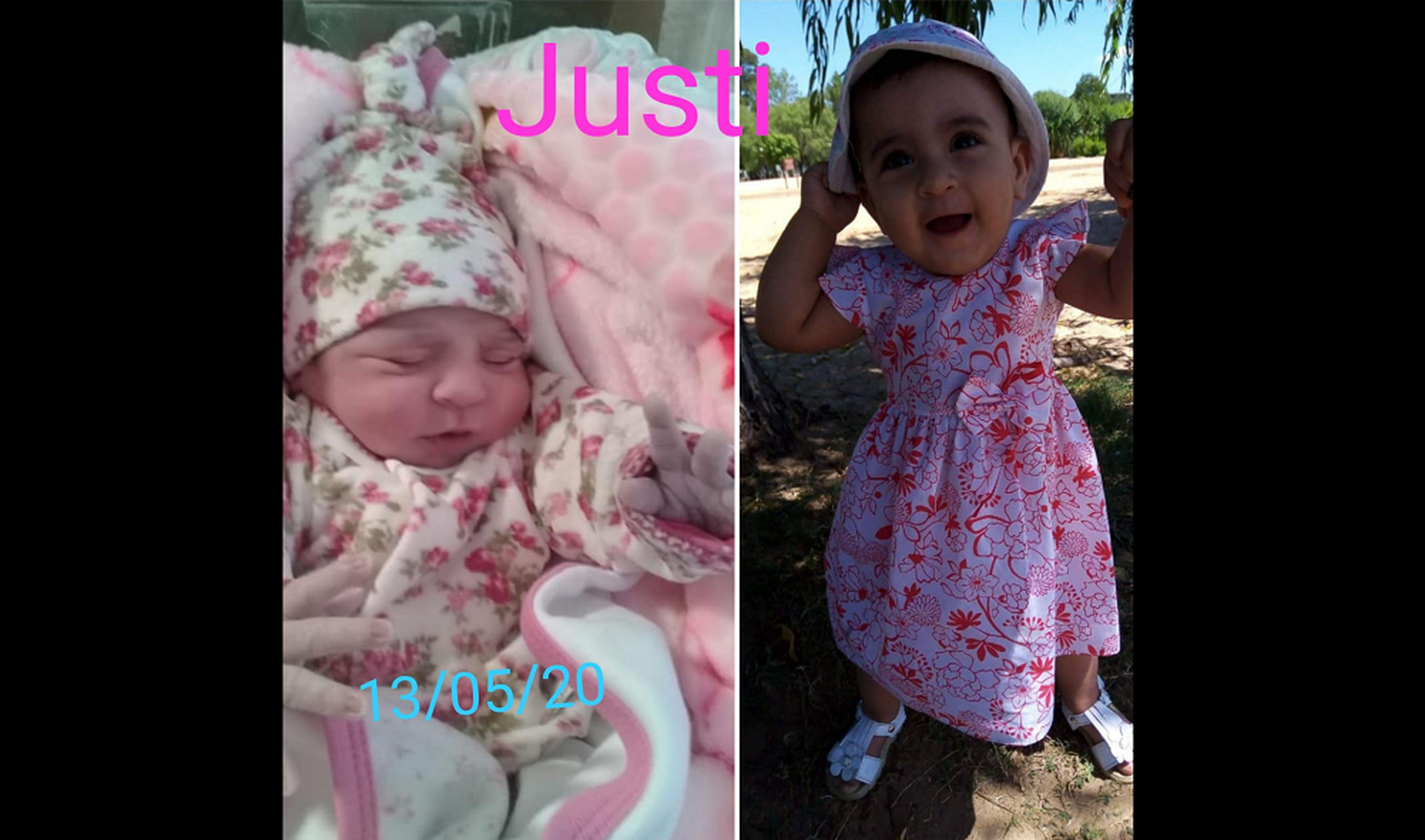 ¡Justina Ainhoa Casas cumplió su primer año!
