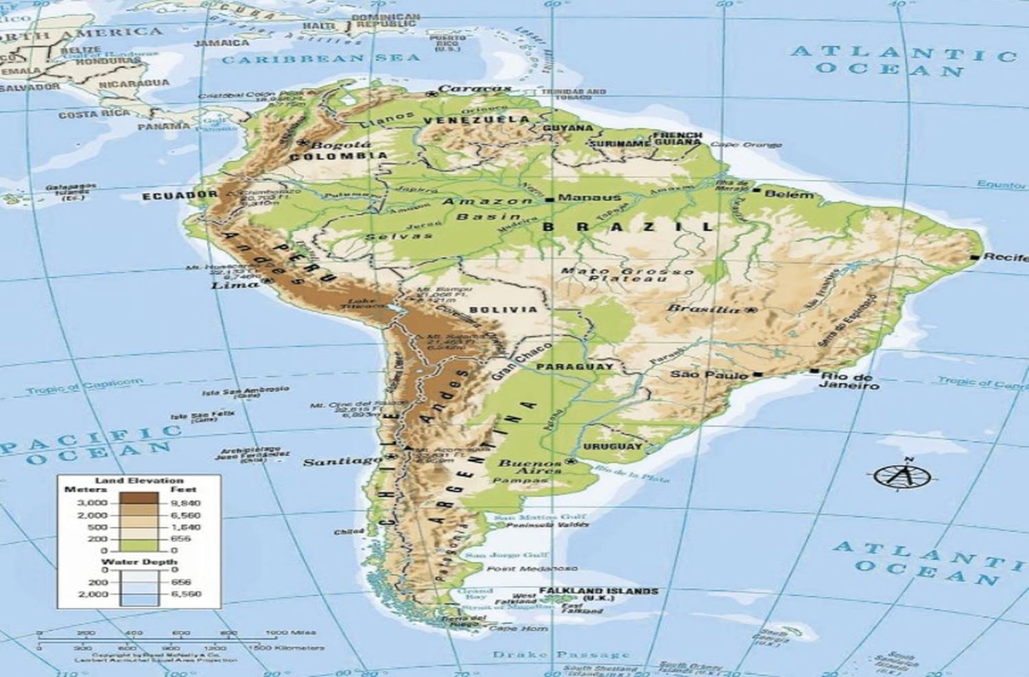La provincia repartió mapas en las escuelas con el nombre de Malvinas en inglés y hay polémica