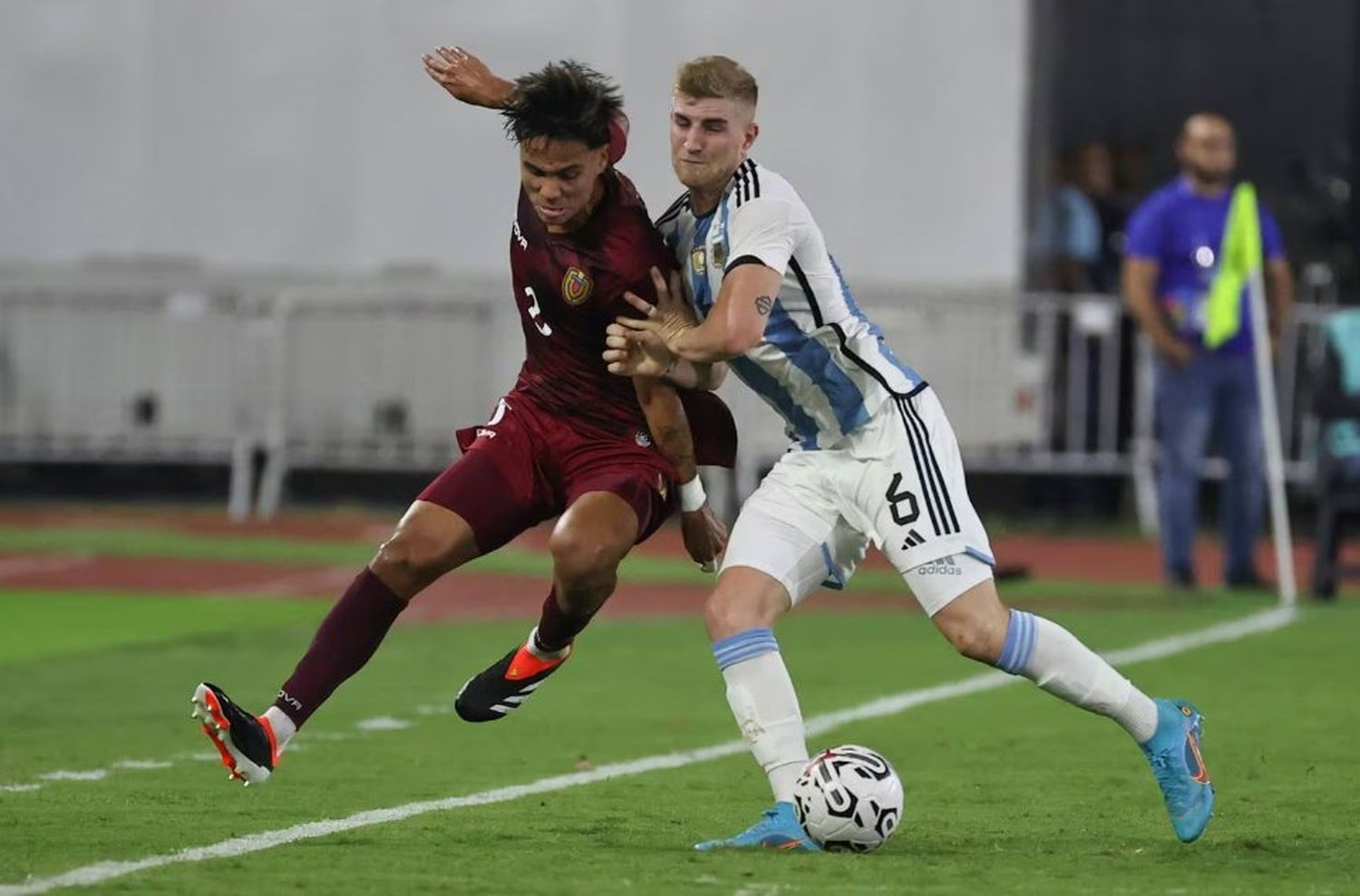 Nicolás Valentini fue parte de la Selección argentina Sub-23