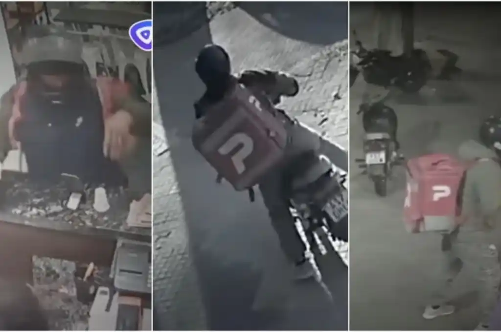 Miqueas se hacía pasar por cadete para ingresar a los comercios sin despertar sospechas.