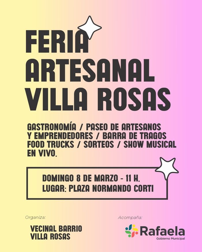 feria artesanal villa rosas