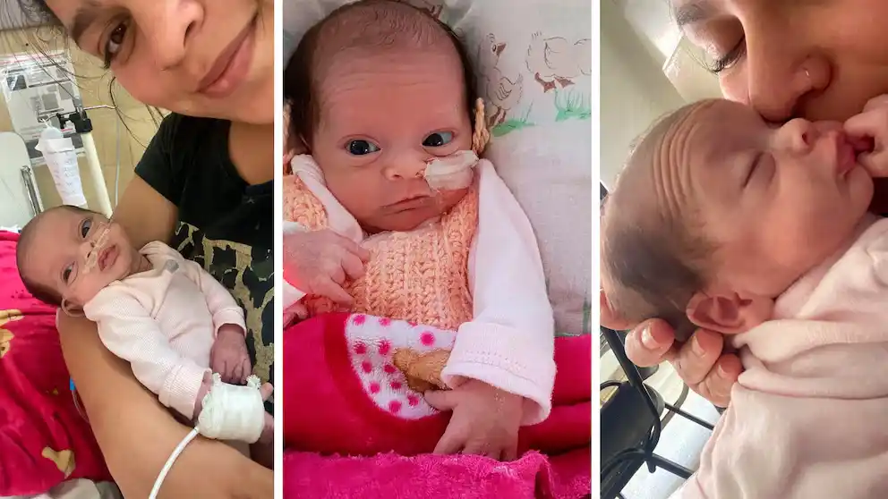 Estaba embarazada y no lo sabía: “Entré a la guardia por un dolor en el pecho y salí con una bebé en brazos”