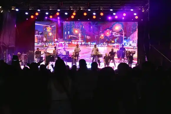 Multitudinario show de La Konga