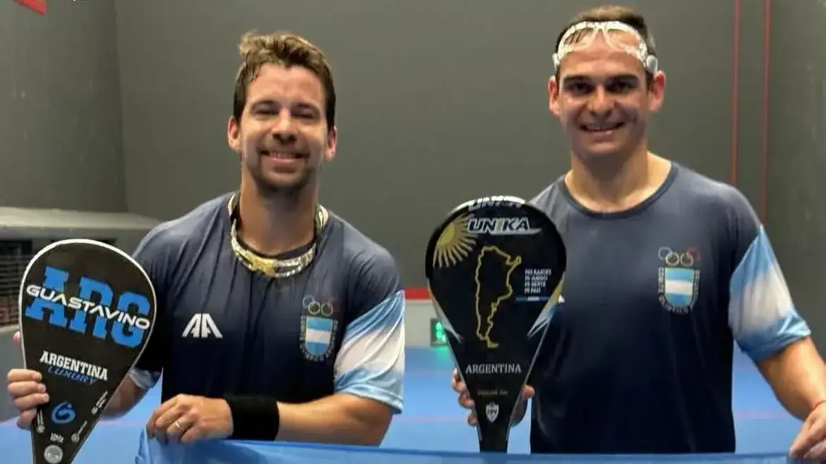 Medalla dorada para Facundo Andreasen, el pelotari que en agosto fue campeón argentino en Gualeguay