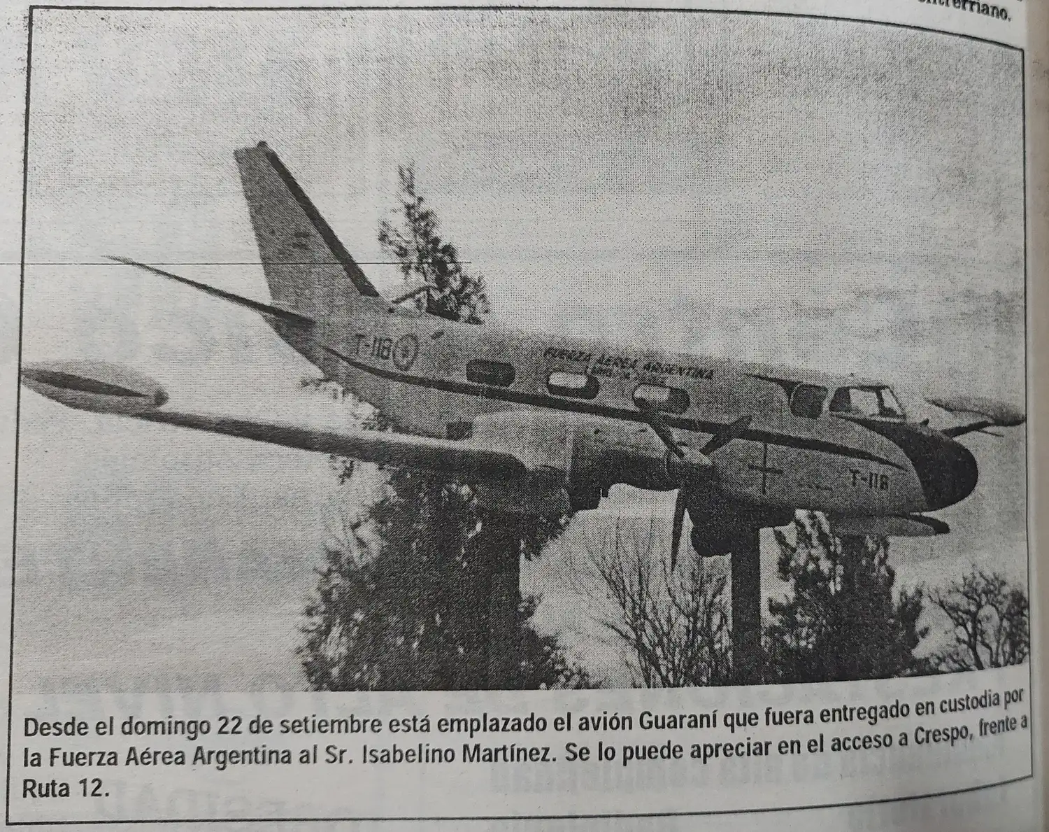 El futuro del avión Guaraní en debate: entre el valor histórico y el riesgo del olvido