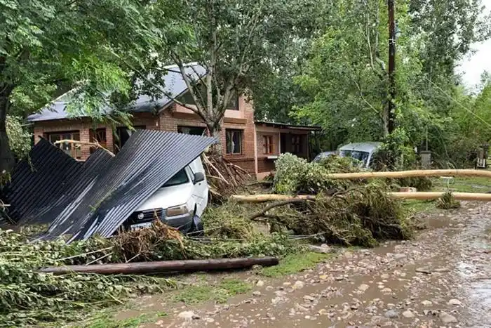 Córdoba: Impactantes crecidas de ríos en el norte del Valle de Punilla