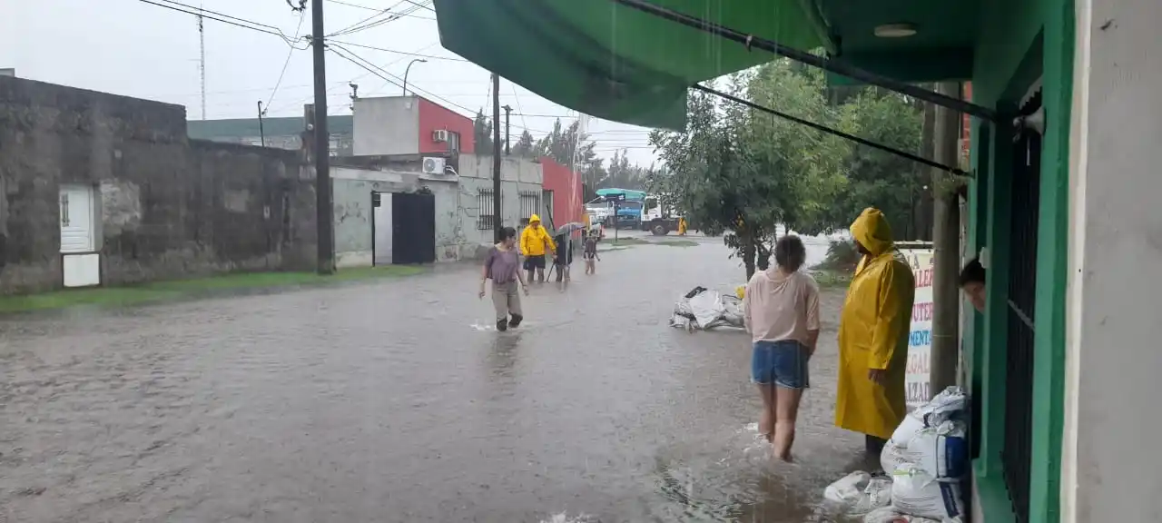 El temporal pone en jaque a Gualeguay