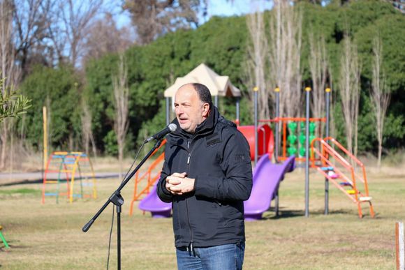 Quedaron inaugurados los nuevos juegos en el Parque Cabañas