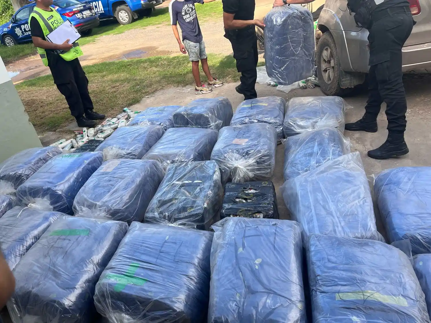 cargamento hojas ruta 34 policia apsv gendarmeria - 4