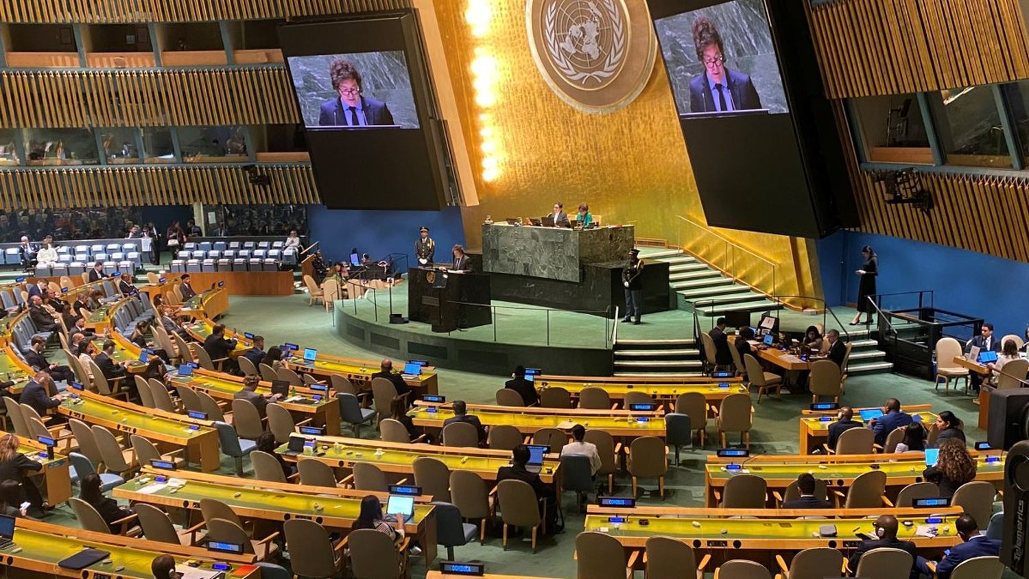 ¿NO MIDE O ES UN REBELDE SIN CAUSA? Milei ahora carga contra la ONU en su misma Asamblea General (VIDEOS)