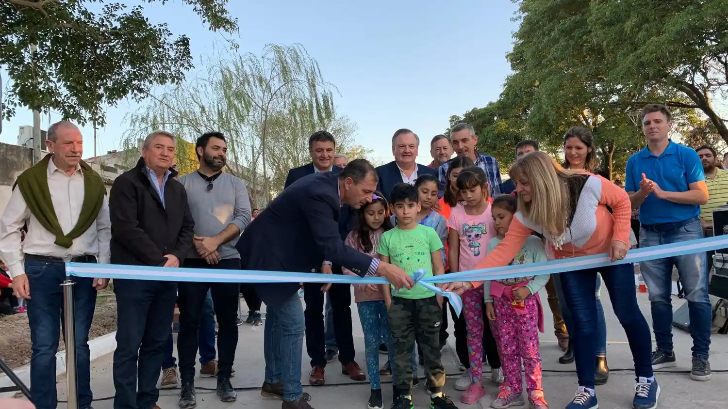 Inauguraron obras en San Cristóbal