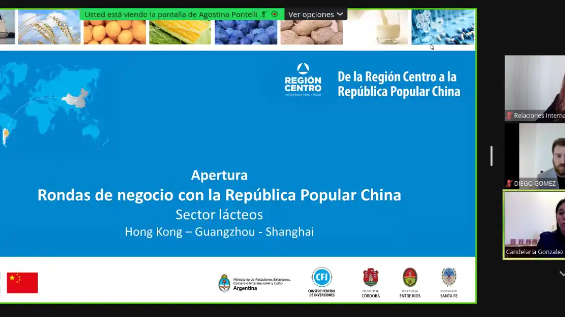 Comenzó una nueva ronda de negocios virtual para vincular al sector lácteo con importadores chinos