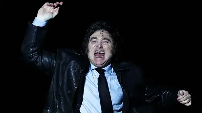 Milei llenó el Luna Park en un acto contra el Estado.